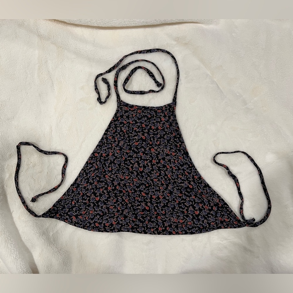 Brandy Melville Floral Halter Top